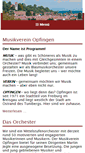Mobile Screenshot of mv-opfingen.de